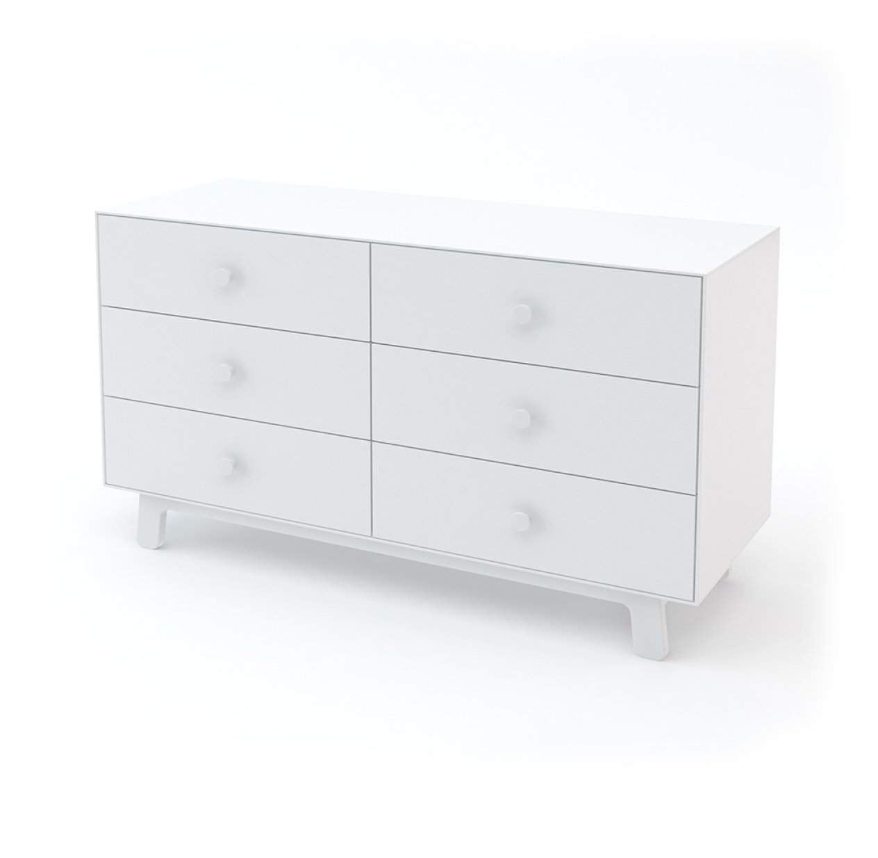 Commode Merlin Sparrow 6 tiroirs - Blanc